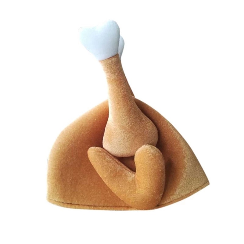 Hat Turkey Hat Chicken Leg Hat Thanksgiving Decoration Adult Carnival Festival Hat for Event Party