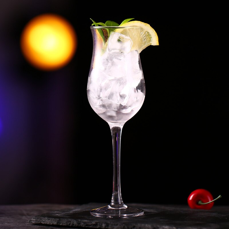 Tulip-type ladies cocktail glass ins lead-free crystal wine tasting scented glass champagne glass liqueur small glass