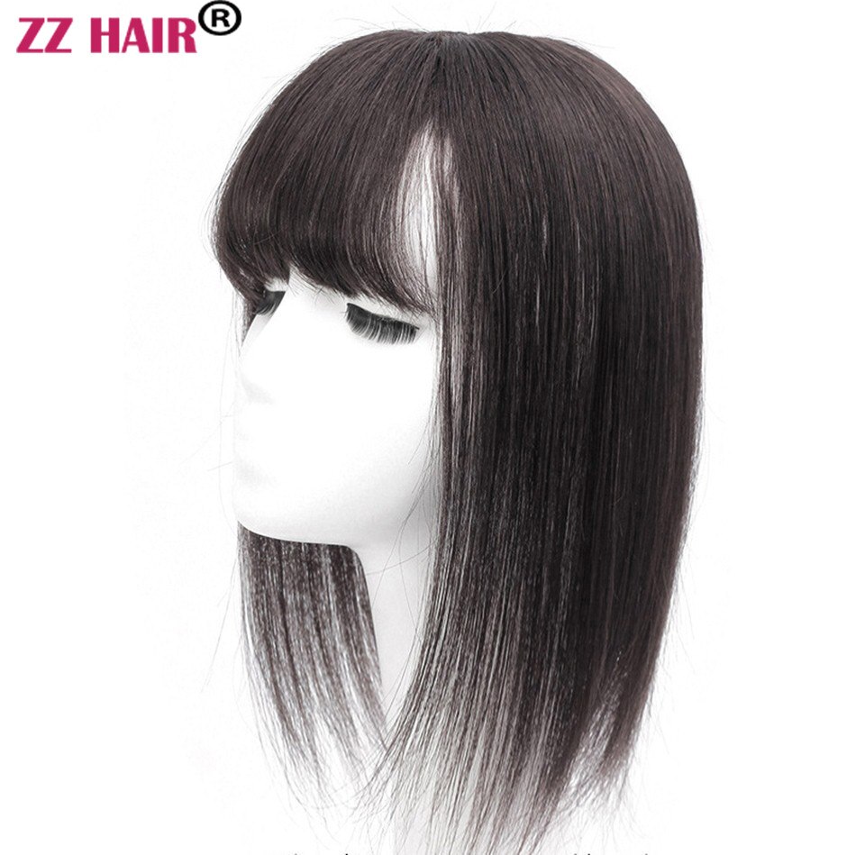 Hairnotion Toupet Aus Echthaar – Schweizer Spitze Mit PU Basis, 8x10 Zoll, Natural Black 1B