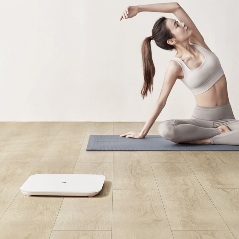 Báscula inteligente Xiaomi Mifit 2, báscula de peso Digital con Bluetooth 5,0, compatible con Android 4,3 e iOS 9