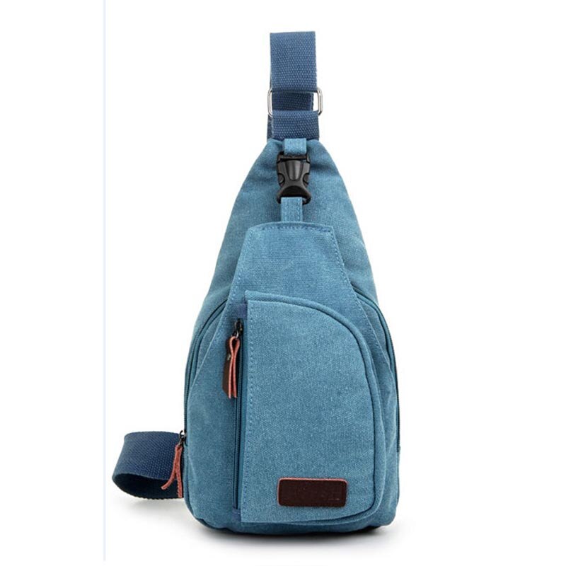 Buitensporten sporttassen heren en dames sport bergbeklimmen rugzak heren klassieke schouderrugzak borsttas: Klein blauw