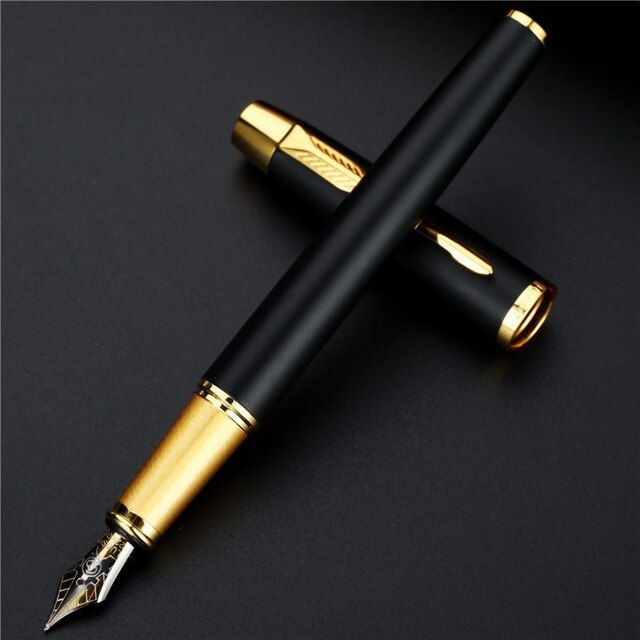 Vulpen luxury Fountain pen ink pen Nib Iraurita caneta tinteiro stationery Penna stilografica Stylo plume 03859: Black