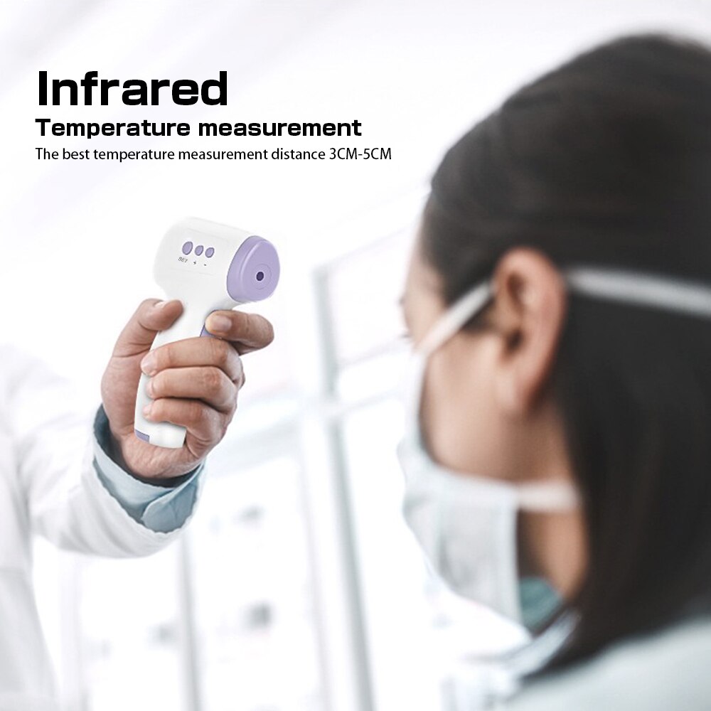 Non-contact Infrared Temperature Sensor, Forehead Thermometer, Smart Sensor, Automatic Body Temperature Read LED Display Digital