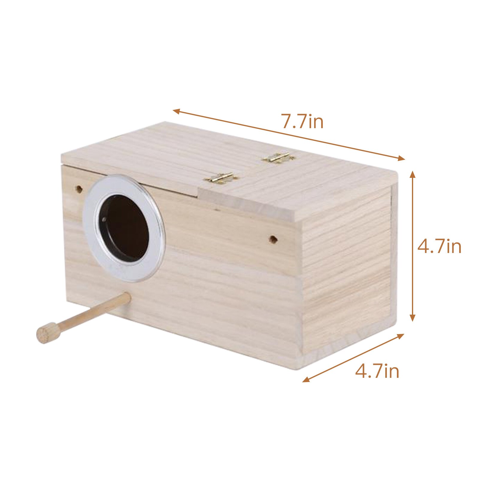 Holz Vogel Haus Nest VöGel Zucht Kasten Vogel Papagei Zucht Dekorative Käfige Haustier Zubehör Hause Balkon Dekoration