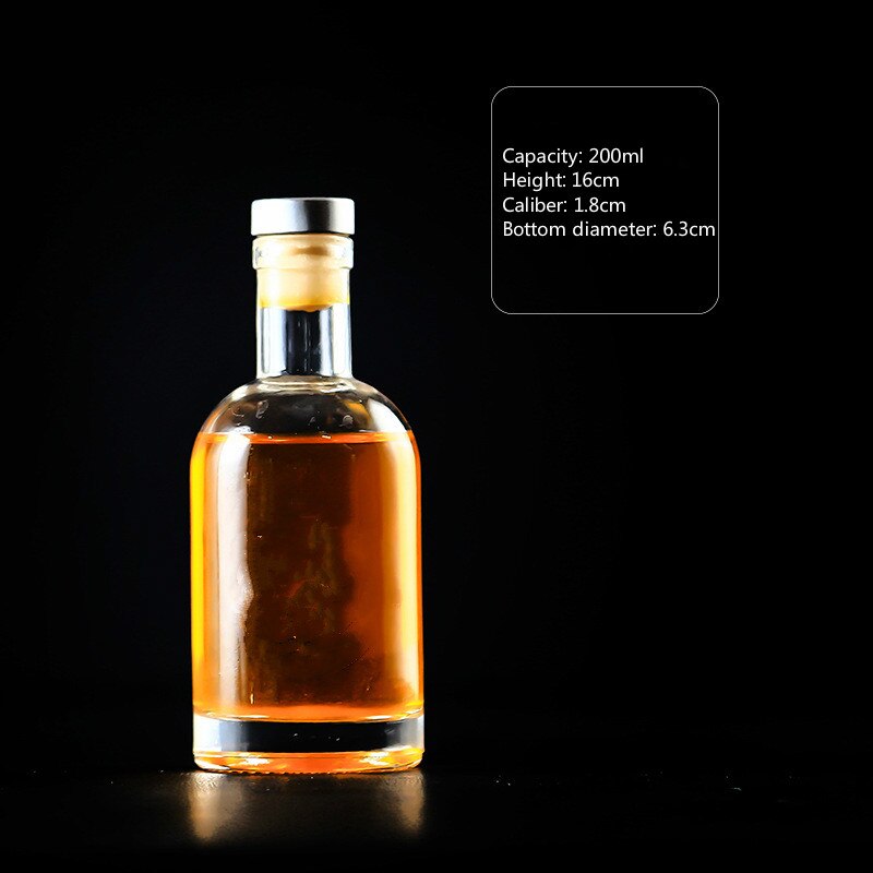 200ml-750ml Handmade Vodka Wine Bottle Fruit Wine Bottle Sake Rice Hip Flask Tea-Seed Oil Spice Jar Keep Fresh: 200ml
