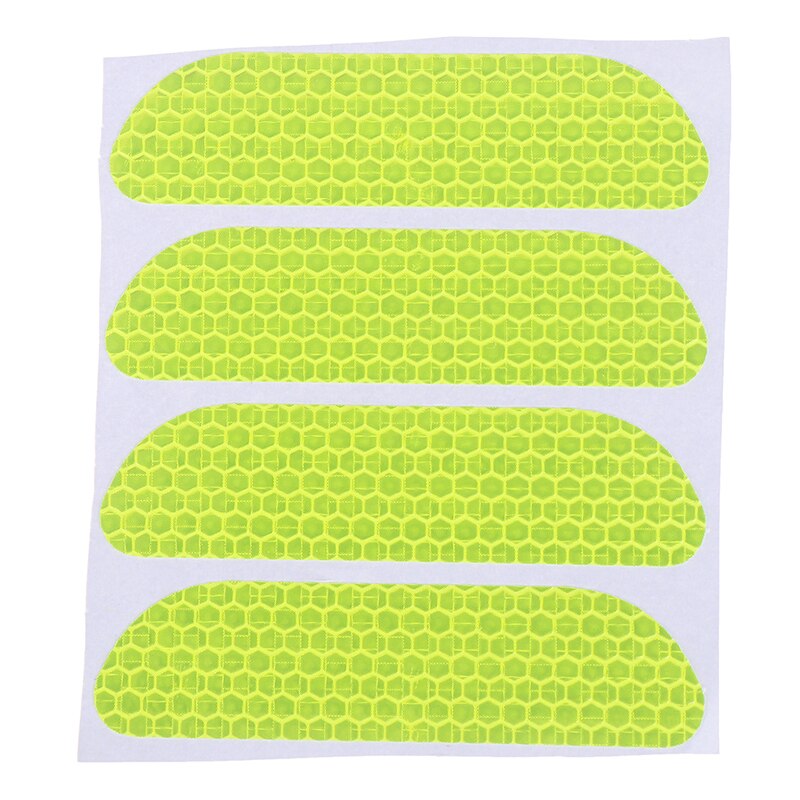 4Pcs Car Open Reflective Tape Reflective Strips Waterproof Car Warning Stickers Night Driving Safety Lighting Luminous Tapes: green