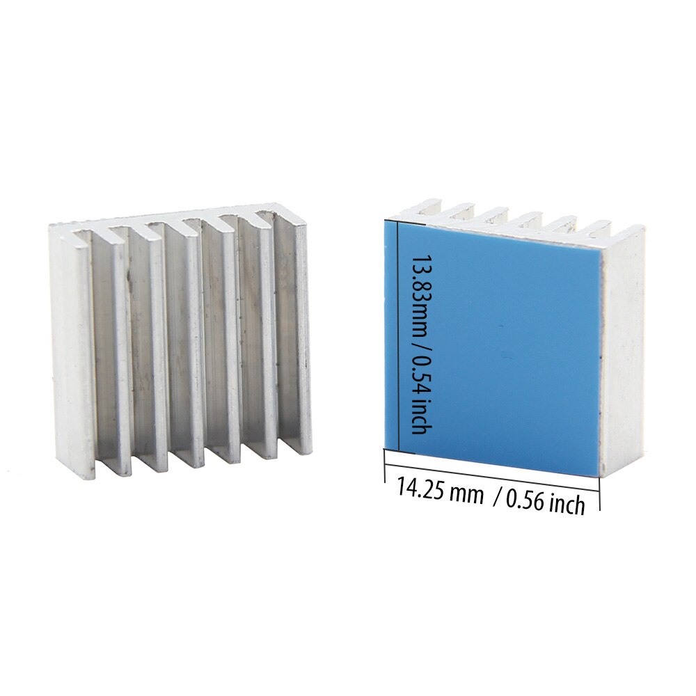 Raspberry pi Heatsink Kit 2Pcs Copper Heat Sink + 2Pcs Aluminum Heatsinks for Raspberry pi4 Model B/3b+/ 3b / 2b / b+ / zero / z