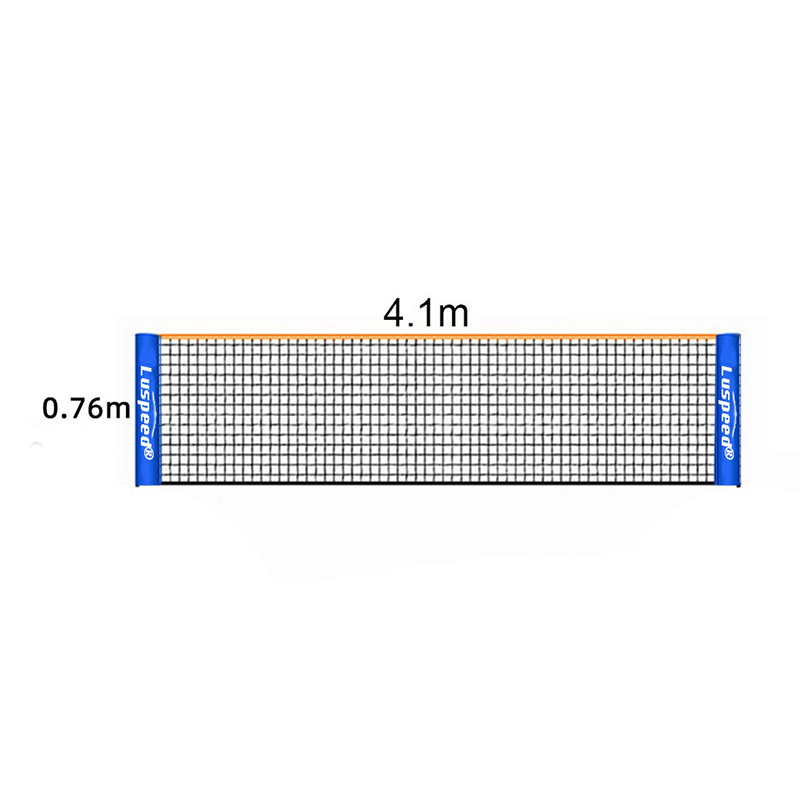 Portable Folding Standard Badminton Net Indoor Outdoor Sports Volleyball Tennis Training Square Nets Mesh: Yellow