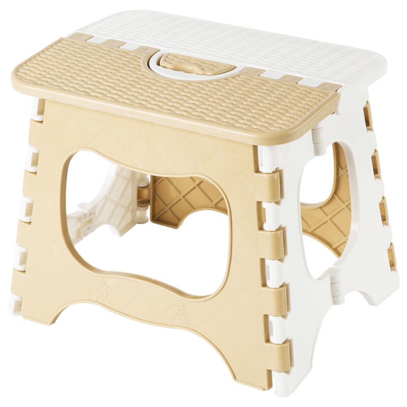 thumbnail image 2 of White Folding Step Stool – Portable Plastic, Easy Fold Flat, Indoor/Outdoor – CWBO 2 of 6