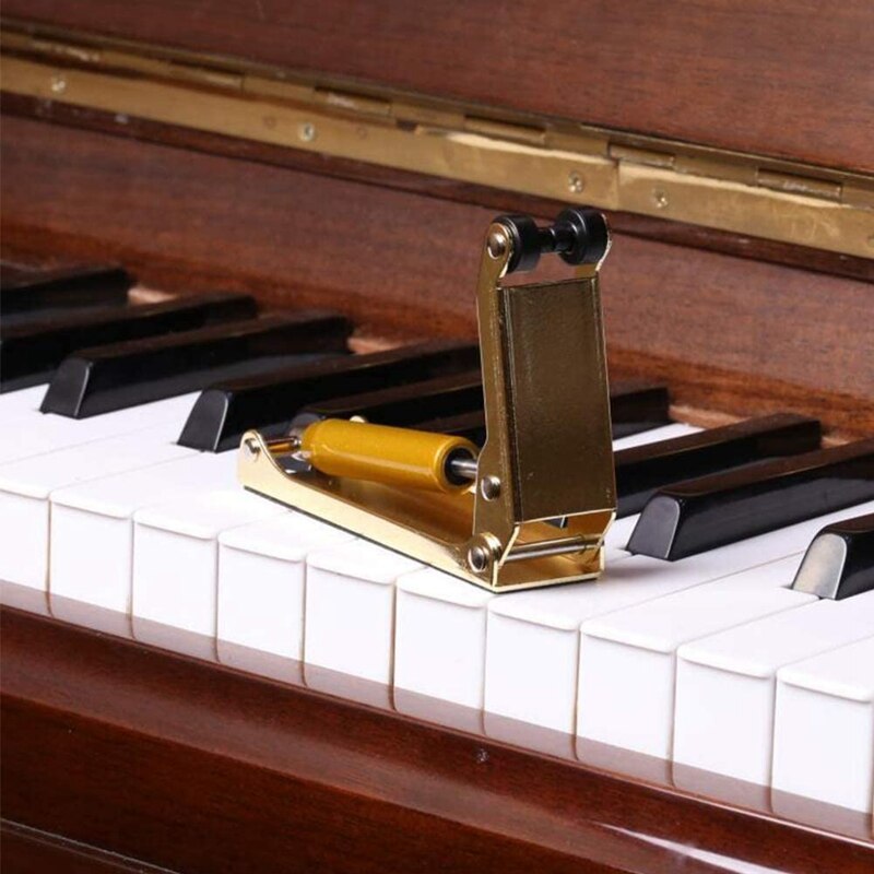 Tapa de Piano de aleación, dispositivo de caída de cierre suave lento, presión hidráulica, accesorios de pianos decelerador