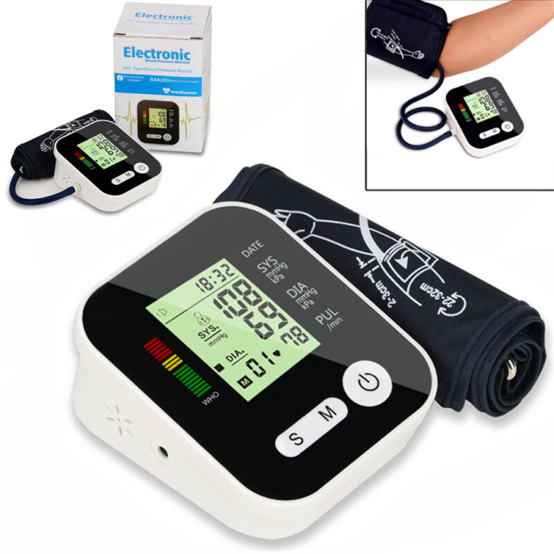 Professionele Automatische Digitale Arm Bloeddrukmeter Tonometer Usb Oplaadbare Bloeddrukmeter Tensiometro Pulsometer