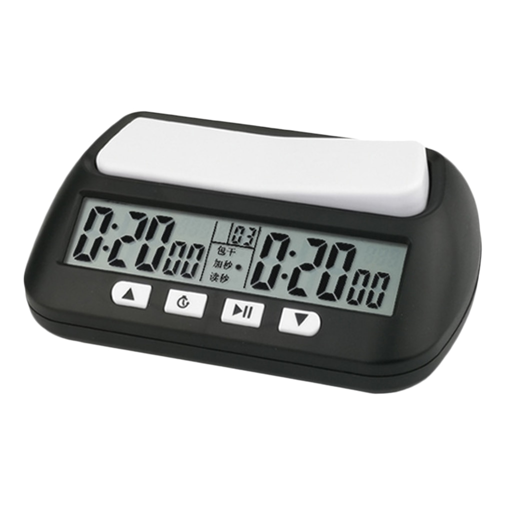 Accurate YS-902 Chess Game Clock Count Up Down Timer Chess Game Player Black
