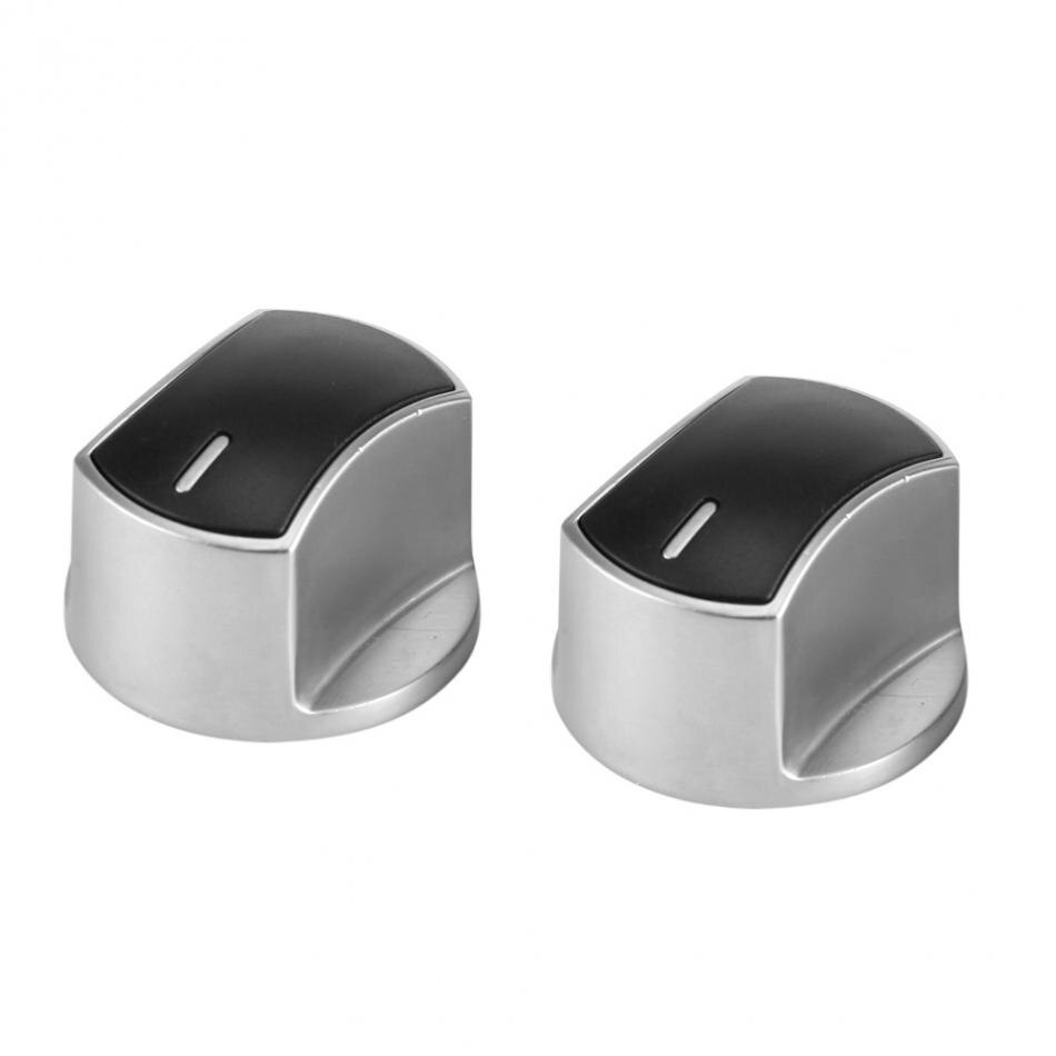 2pcs Universal Gas Stove Cooker Part Panelas Wok Control Knobs Replacement Metal Switch For Gas Stove Kitchen Cooking Accessory