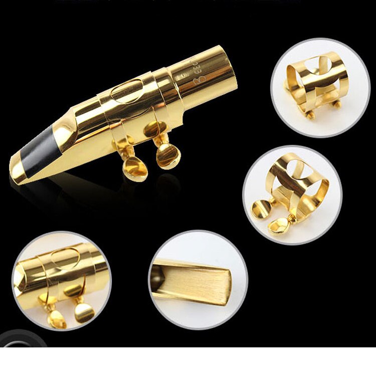 Mfc tenorsopraan altsaxofoon metalen mondstuk verzilvering saxofoon mondstukken accessoires maat 5 6 7 8 9