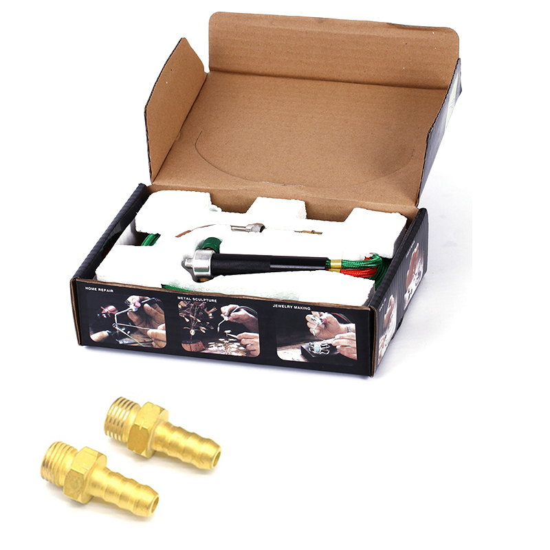 Jewelry Tools Soldering Torch Mini Welding Torch Little Smith Gas Torch with Long Tip Connect with Oxygen Gas: black