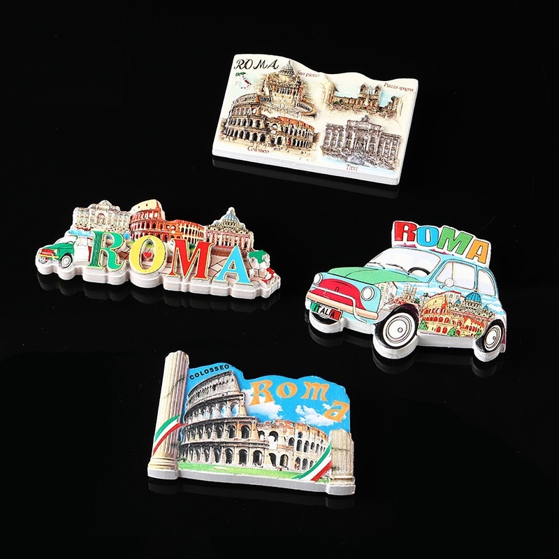 Italië Magneet 3D Rome Reizen Souvenir Collectie Colosseum Magneet Voor Koelkast Decor