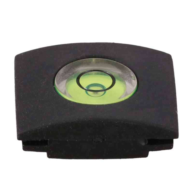 Camera Flashlight Shoe Spirit Level Cover, Black With Mini Ball Head 1/4Inch Mount For Camera Tripod