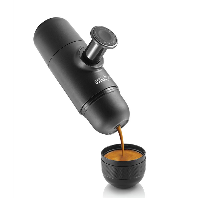 Wacaco minipresso gr, bærbar espresso kaffemaskine, kompatibel malet kaffe, lille/mini rejse kaffemaskine.