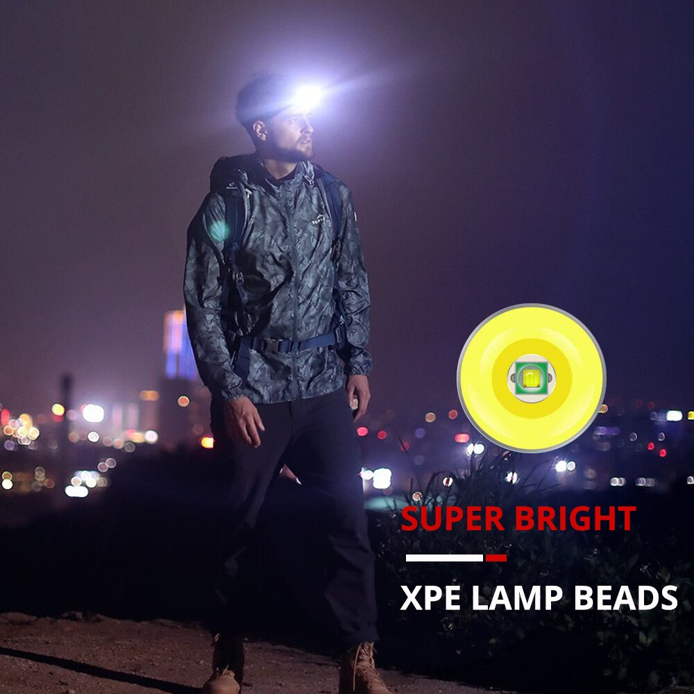 MINI Headlamps Super Bright Powerful Headlamp Camping Lightweight Headlights Headlamp Led Rechargeable Lamp With sensor