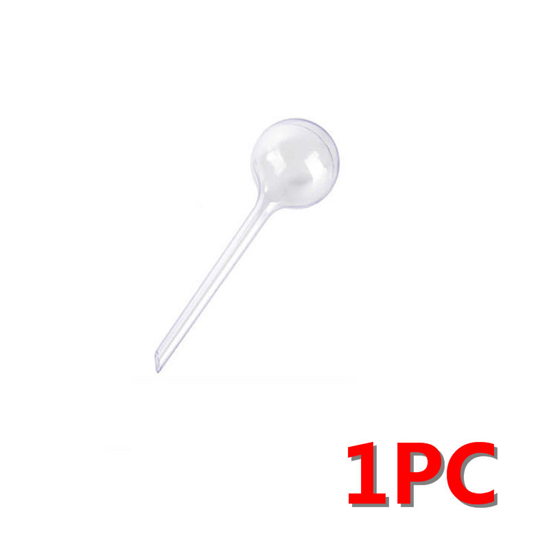 1/4PCS PVC Travel House Plant Self Watering Bulb Shape Waterer Globes Automatic Irrigation Lawn Garden Pot Planter Cans U3: 1PC White S