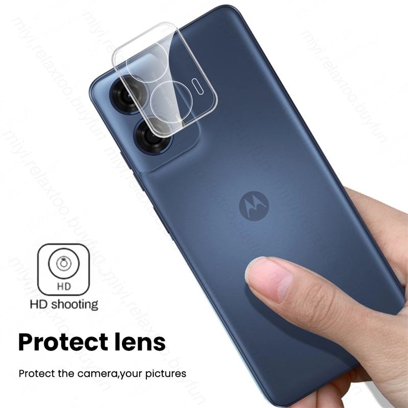 Protector de cámara trasera para Motorola Moto G24 Power 4G 3D, funda de lente de vidrio templado curvo MotoG24 G 24 34 54 84 G14 G34 G54 G84 5G