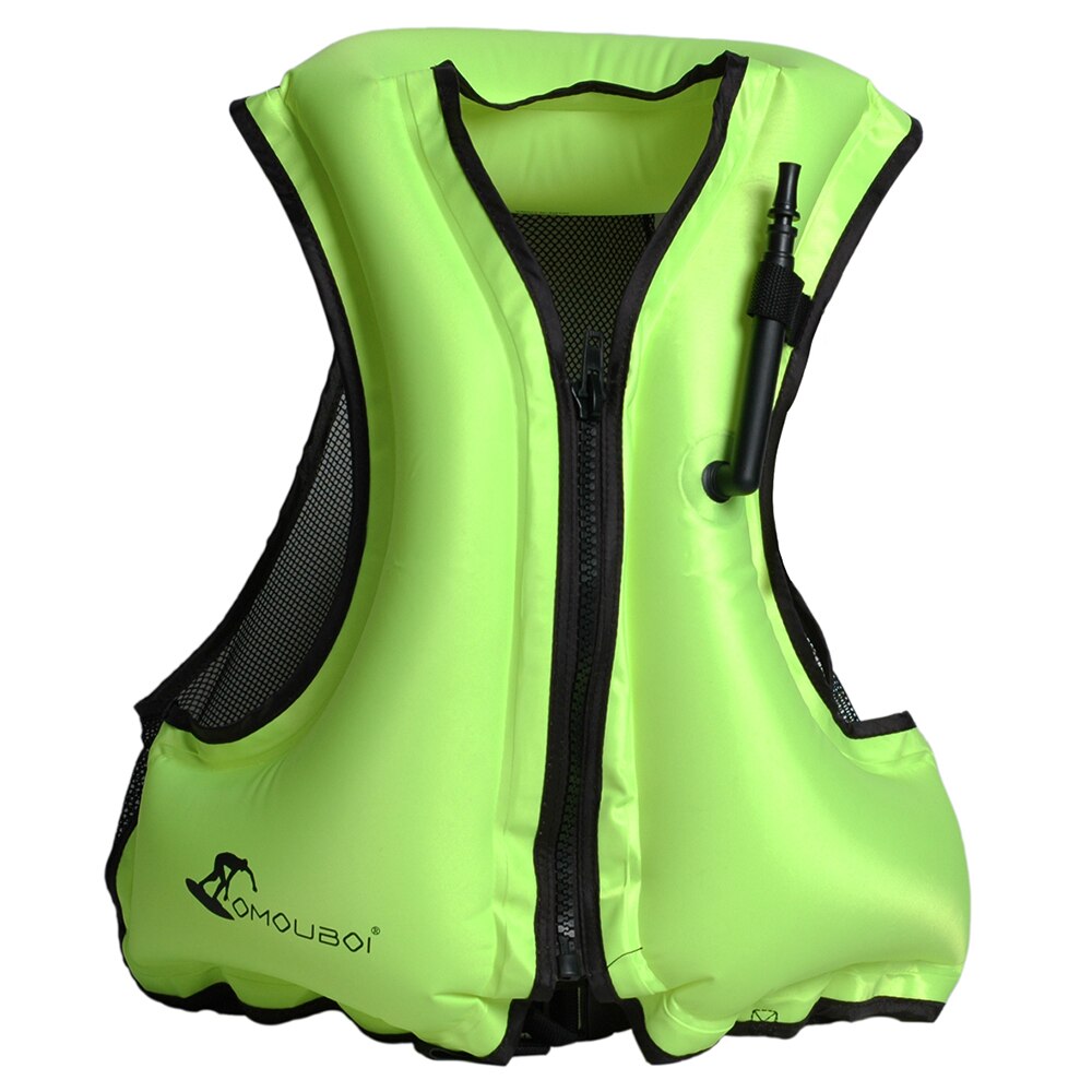 de adultos la vida de natación chaleco salvavidas para pesca buceo dispositivo flotador a la deriva surf vida supervivencia chaqueta: green