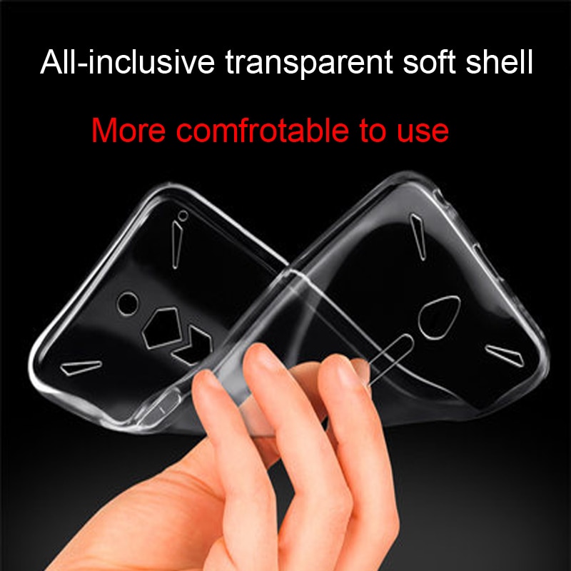 Transparent Clear Protective For ZTE nubia Red Magic 3 NX629J Ultra Thin Slim Soft TPU Silicone Cover Case For RedMagic3 NX629J