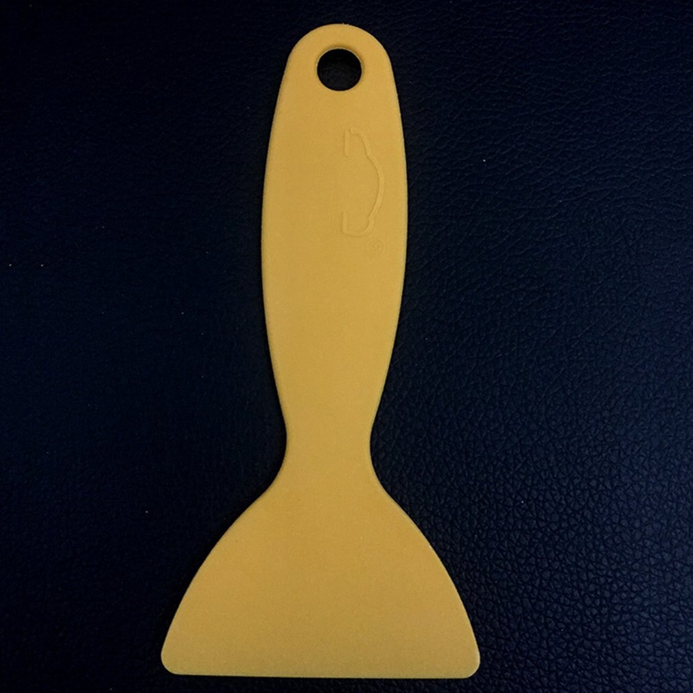 Yellow Plastic Small Scraper Car Film Tools Wiper Plate Glass Car Sticker Tools Film Scraper Car Film Tools Scraper