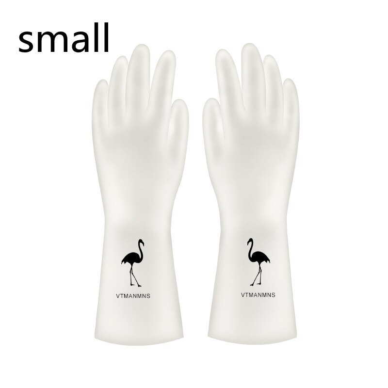 1 Paar Transparante Pvc Schoonmaak Handschoenen Multifunctionele Magic Siliconen Schotel Wassen Handschoenen Voor Keuken Accessoires Huishoudenwashing: bird S