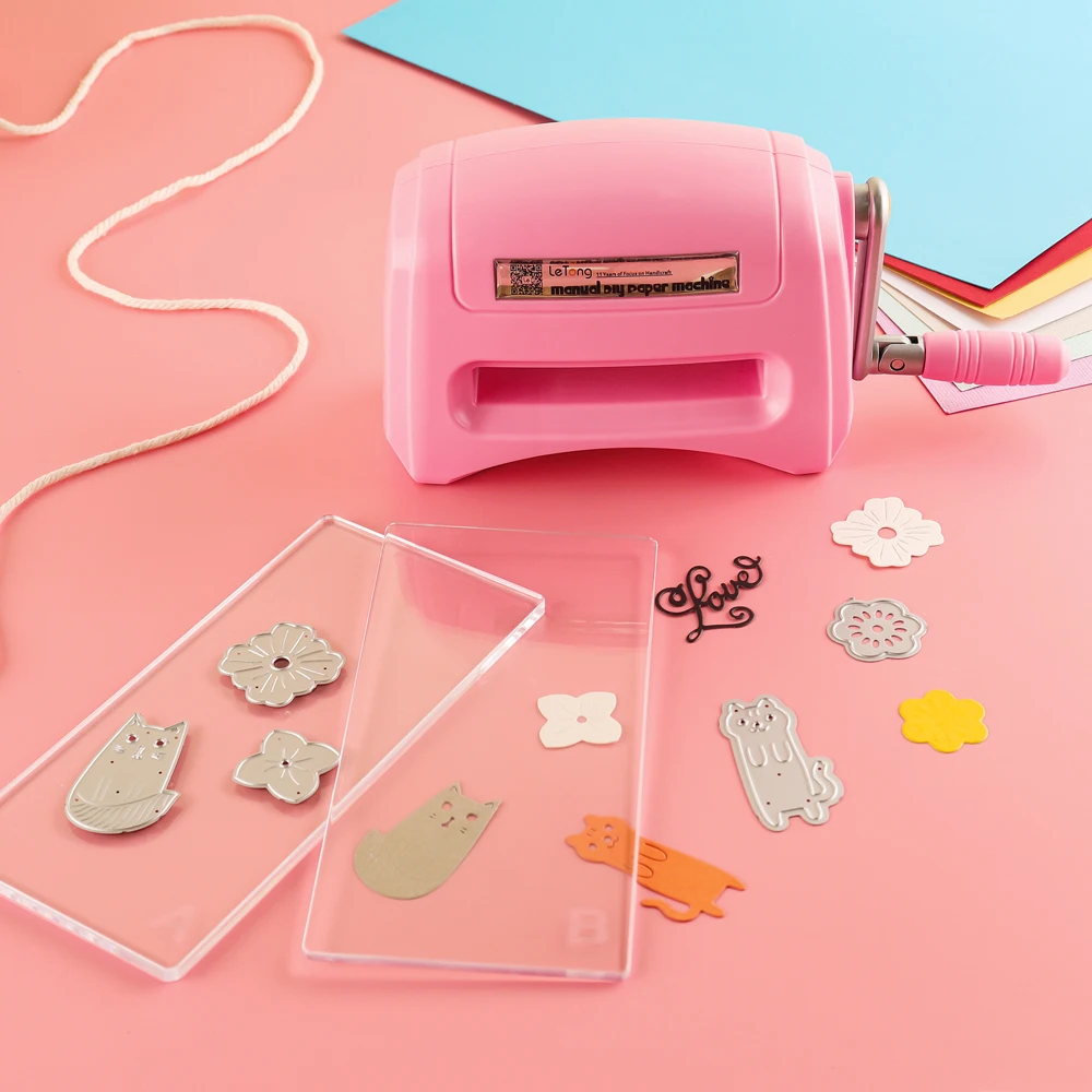 Gestanzte Maschinen, Papierschneidemaschine, Prägemaschine, DIY-Handwerk, Stanzformen zum Basteln, Stanzformen, Scrapbooking, Papierschneider