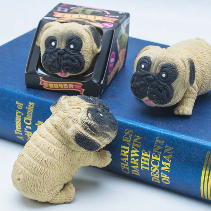 Creativo Lala Pug Decompression Toy fidget toys pizzico Lesha elastico Stretch deformazione Patting Dog Vent Toy