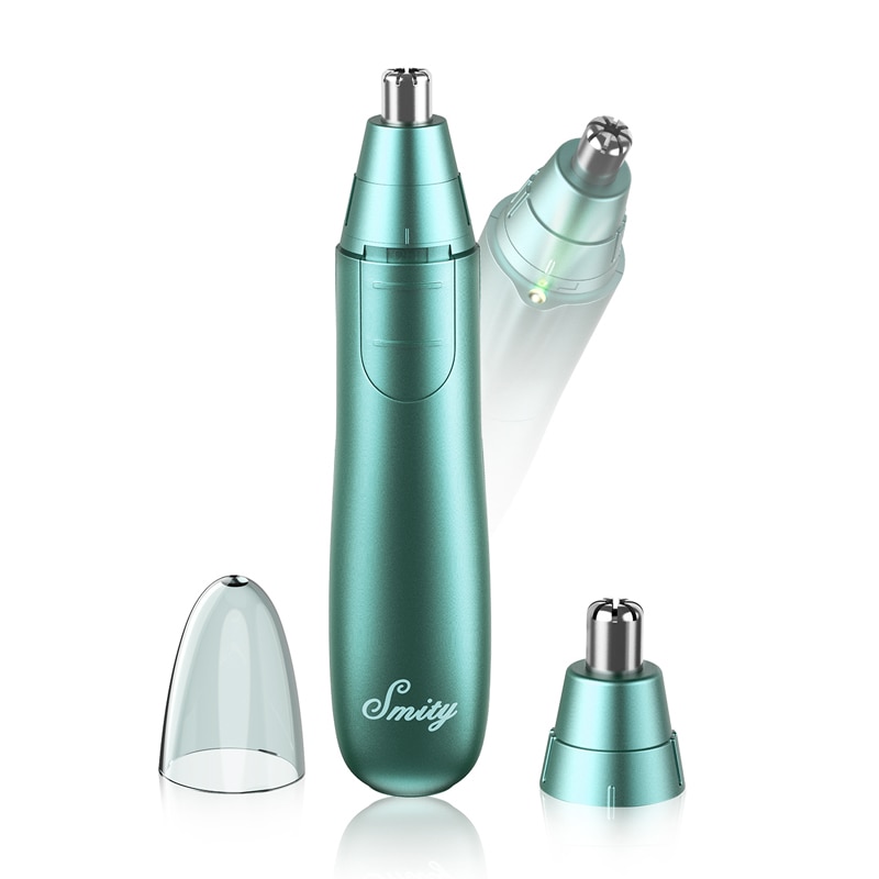 Tondeuse électrique pour nez et oreilles, rasoir rotatif à 360 °, épilation rapide et sûre, Kit de soins du visage durable pour hommes et femmes