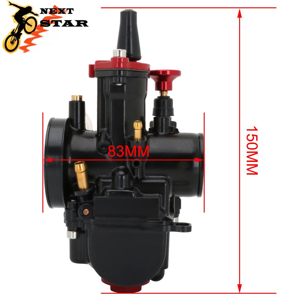 Carburador Keihin PWK con motor Power Jet 2T 4T para Scooter UTV ATV Universal 50cc-250cc, 21, 24, 26, 28, 30, 32, 34