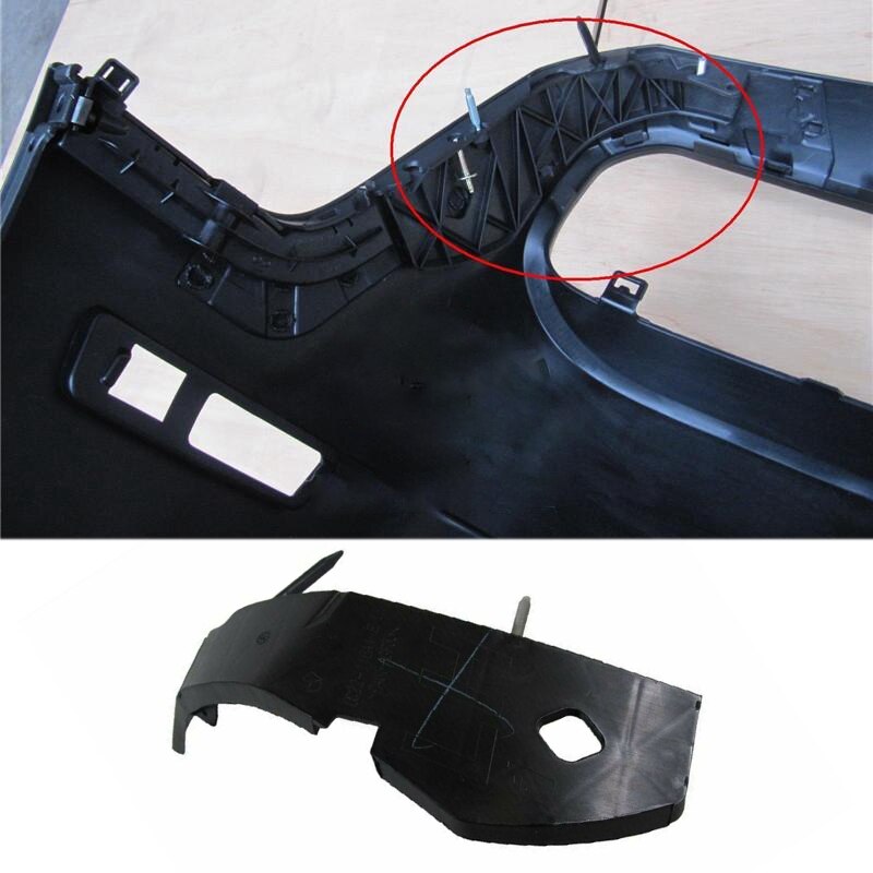 For Dodge Challenger Front Bumper Retaining Bracket Fascia Support: white