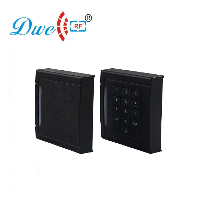 DWE CC RF Proximity RFID Card Reader Keypad Wiegand 26 or Wiegand 34 Scanner EM ID MF Reader D302: 13.56mhz wiegand26