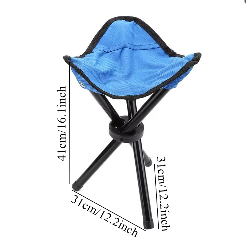Outdoor Small Folding Triangular Stool Fishing Chairs Camping Multifunction Benches Foldable Stools Household Daily Park chairs