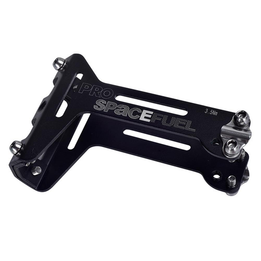 Double Bottle Cage Bottle Cage Installed Behind The Bicycle Saddle Bicycle Seat Cage Can Install CO2 Gas Cylinder Bicycle Saddle: Black