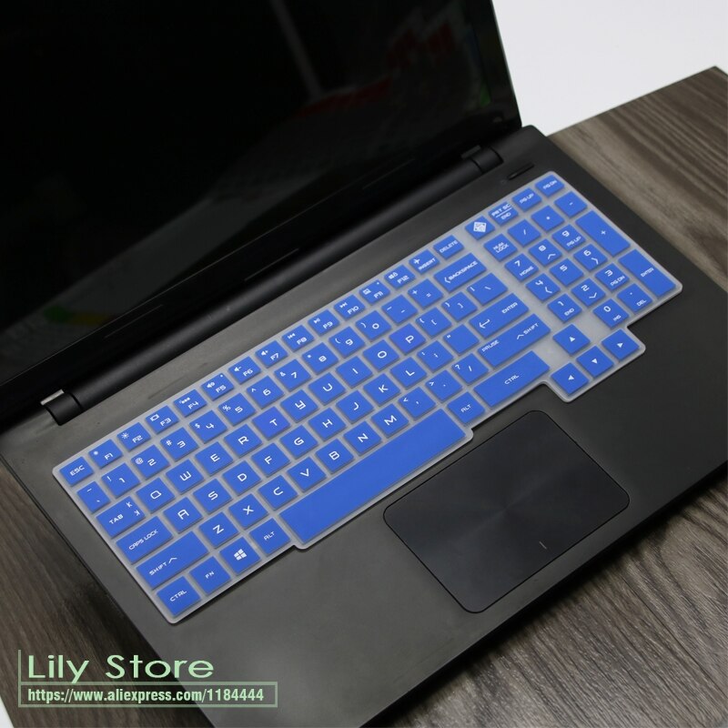 Dla 15.6 "HP OMEN 15 15-CE000 serii 15-CE018dx 15-CE006ne 15-CE0198wm 15-CE011DX 15 cal klawiatura silikonowa obudowa ochronna skóry: blue