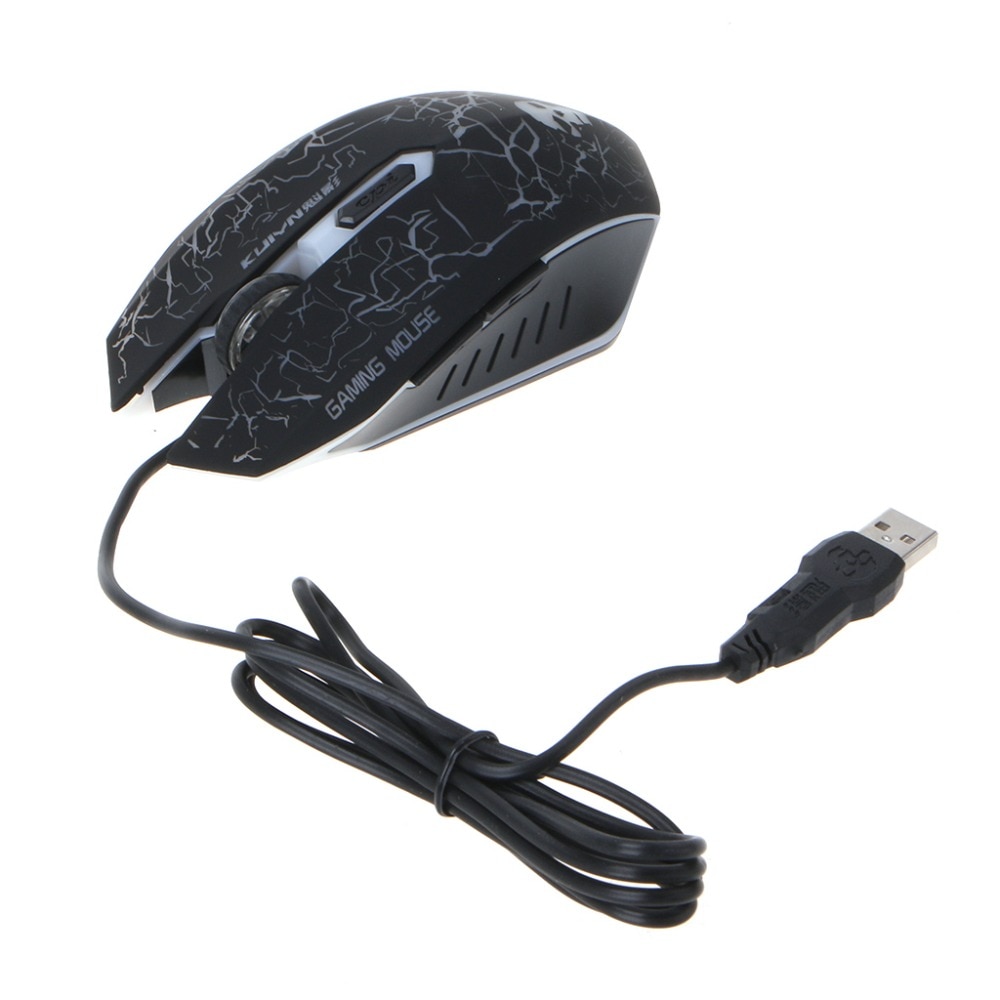 Rainbow LED Gaming Equipment Kit Light Keyboard & Mouse & Mouse Pad USB Charging