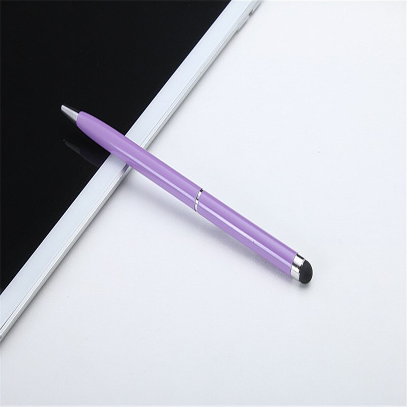 Siliconen Dubbele-Tip Capacitieve Stylus Touchscreen Tekening Pen Smartphone Tablet Pc Kleur Tablet Pen Lapiz Táctil