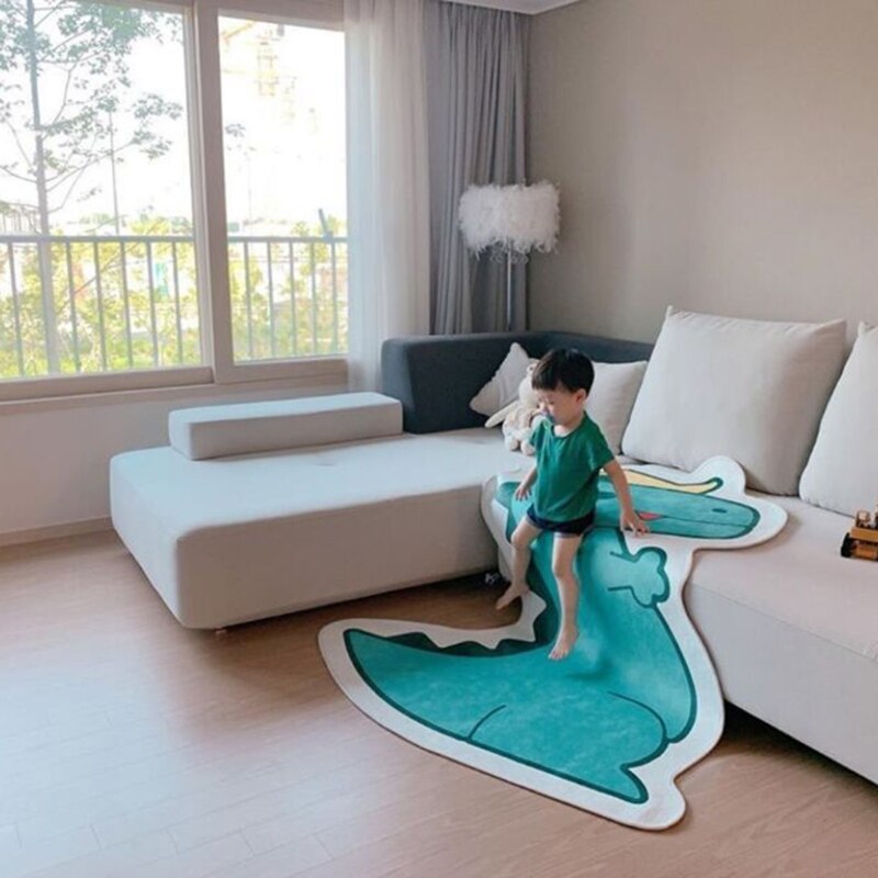 Baby Speelkleed Kruipen Tapijt Kinderkamer Vloerkleed Leuke Cartoon Dinosaurus Game Pad Playmat Kinderen Slaapkamer Nursery