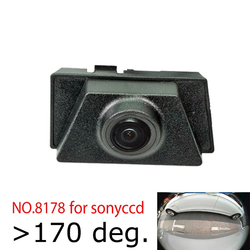 Appr . 180 deg ccd hd bil grille kamera til lexus nx sport vision til lexus nx år forfra kamera: 8178 sonyccd fiskeøje