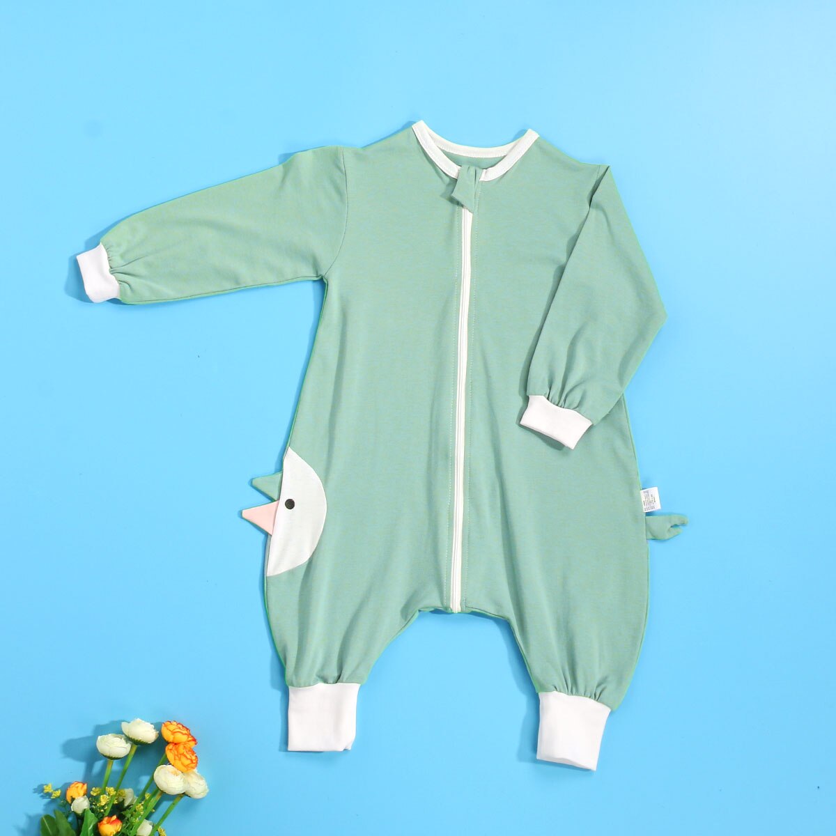 Zomer Baby Cartoon Katoenen Pyjama Slaapzak Voor Baby Jongen Meisje Koele Gevoel Dunne Wearable Deken Met Benen