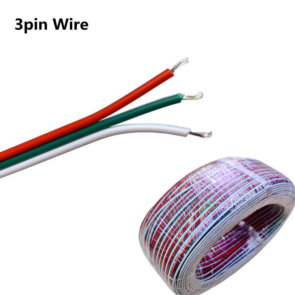 1m-100m RGB LED Stecker 2Stift 3Stift 4Stift 5Stift LED Kabel Verlängerung Verlängern kabel Stecker Draht Für RGB rgbw einfarbige LED Streifen
