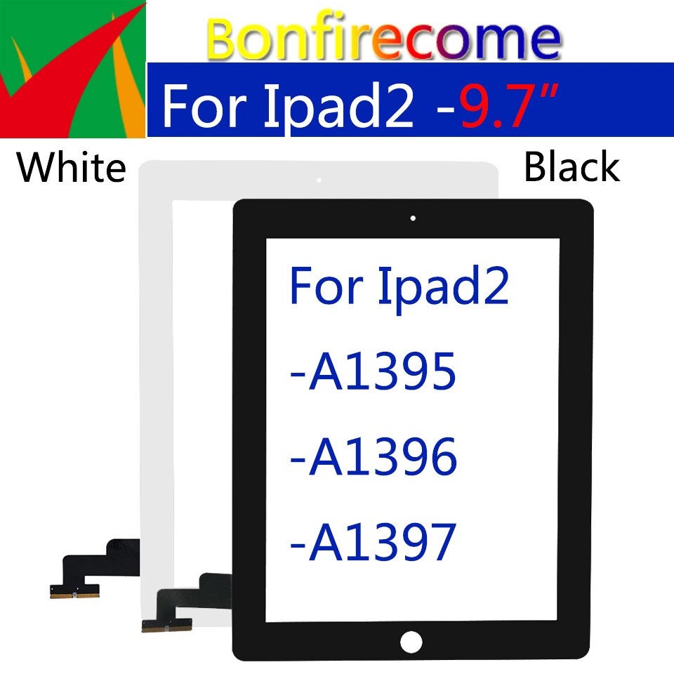 Touch Screen Voor Ipad 2 IPad2 A1395 A1396 A1397 Touch Panel Lcd Buitenste Display Digitizer Sensor Glas Vervanging
