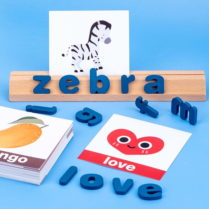 Aankleedrekken, letters van schuurpapier en geometrische puzzels - de