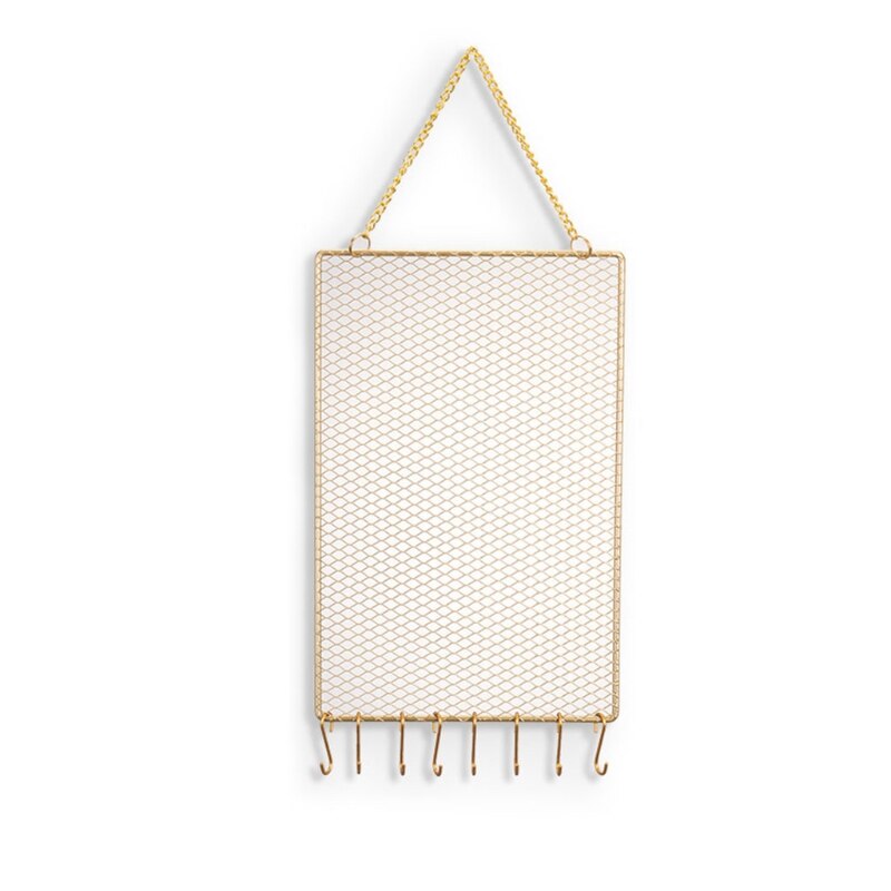 80 Pockets Double Sided Hanging Jewelry Display Organizer Storage Bag Non-woven Foldable Ring Necklace Bracelet Pouch: 11JJ101625-A