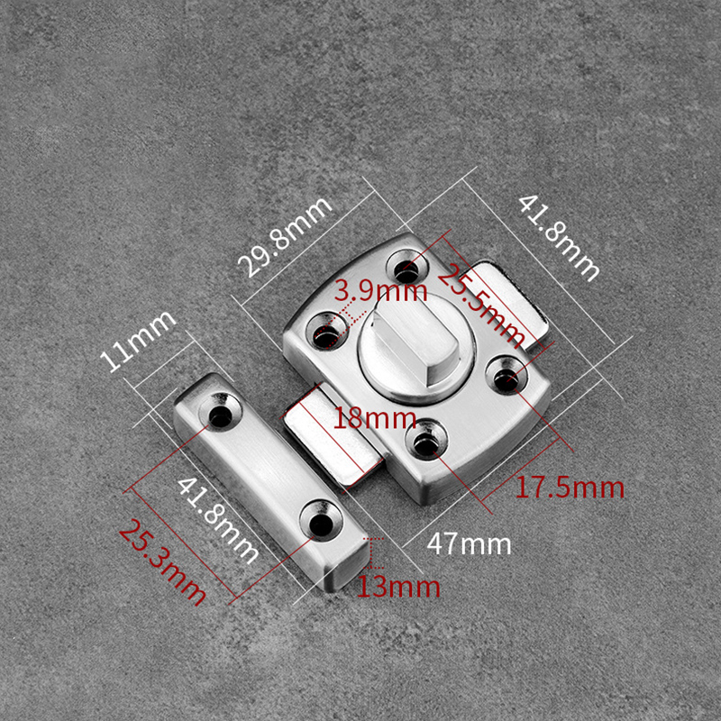 1Pc Deurslot Cast Metalen Haak Klink Home Decoratie Ornament Wc Deuren Haakse Sliding Gate Lock