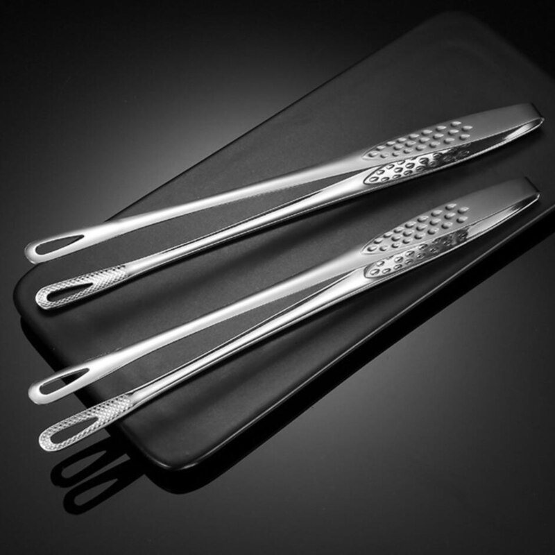 Rustfritt stål grillklemme japansk matte tang stekt fisk ngo server kjøkken tilbehør