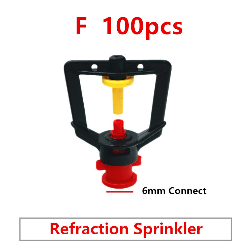 Micro irrigatore capovolto con spruzzatore a 360 gradi di tipo G in ugelli di nebulizzazione per rifrazione in serra per irrigazione a goccia: Grigio chiaro